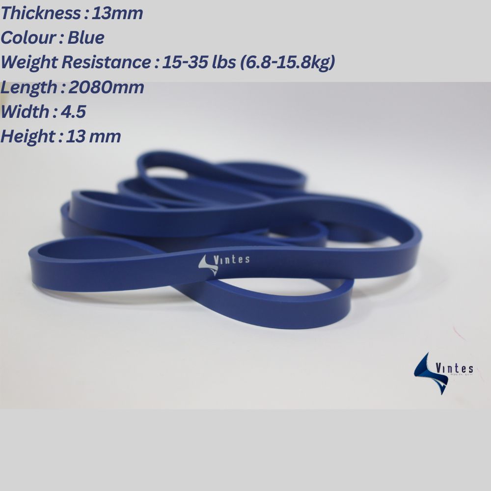 13MM 15-35 lbs Pull Up Assist Resistance Bands for Body Stretching, Fitness Training, Flexibility, Workout and Powerlifting (6.8-15.8kg)